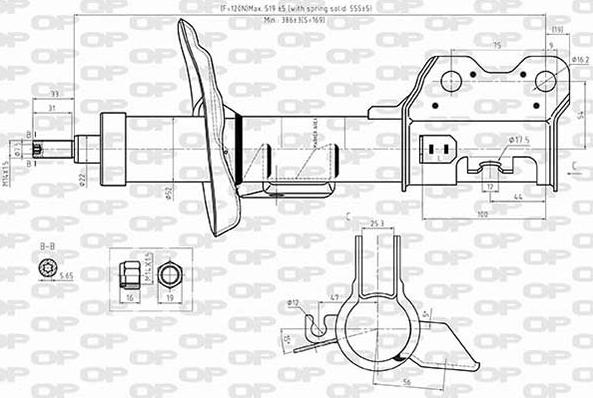 Open Parts SAB8587.31 - Amortisseur cwaw.fr