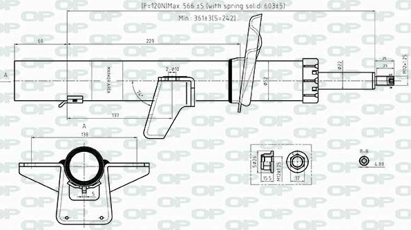 Open Parts SAB8535.32 - Amortisseur cwaw.fr