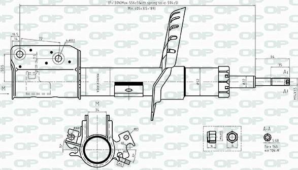 Open Parts SAB8524.31 - Amortisseur cwaw.fr