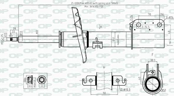 Open Parts SAB8522.31 - Amortisseur cwaw.fr