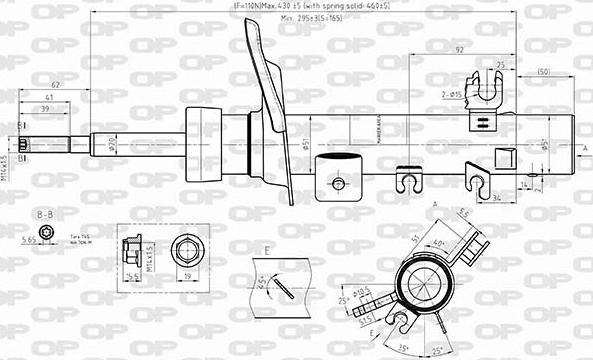 Open Parts SAB8571.31 - Amortisseur cwaw.fr