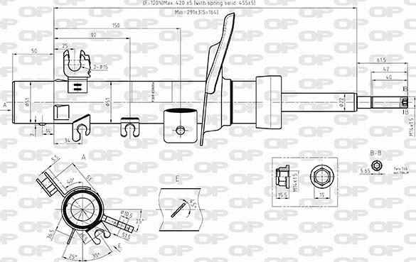 Open Parts SAB8577.31 - Amortisseur cwaw.fr