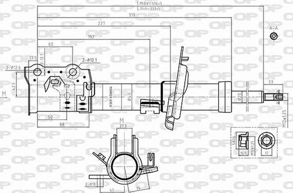 Open Parts SAB8645.31 - Amortisseur cwaw.fr