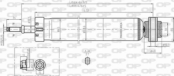 Open Parts SAB8652.32 - Amortisseur cwaw.fr