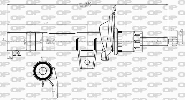 Open Parts SAB8609.31 - Amortisseur cwaw.fr