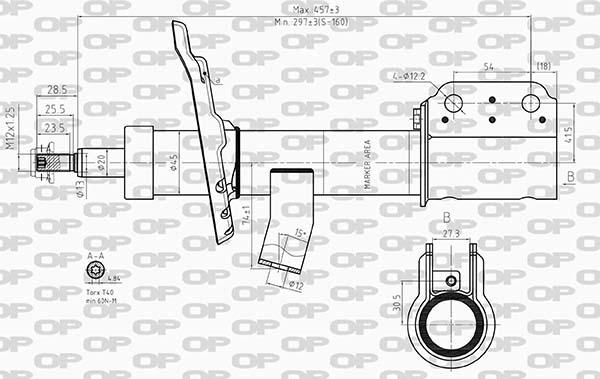 Open Parts SAB8605.31 - Amortisseur cwaw.fr