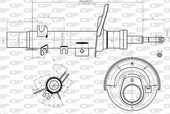 Open Parts SAB8601.31 - Amortisseur cwaw.fr