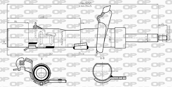 Open Parts SAB8608.31 - Amortisseur cwaw.fr