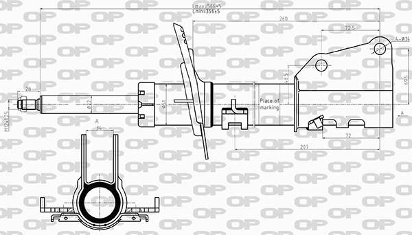 Open Parts SAB8602.31 - Amortisseur cwaw.fr