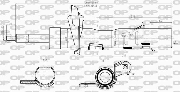 Open Parts SAB8607.31 - Amortisseur cwaw.fr