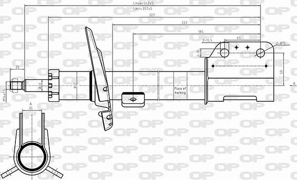 Open Parts SAB8618.31 - Amortisseur cwaw.fr