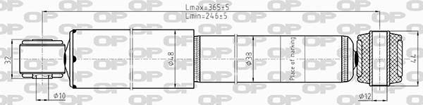 Open Parts SAB8613.32 - Amortisseur cwaw.fr