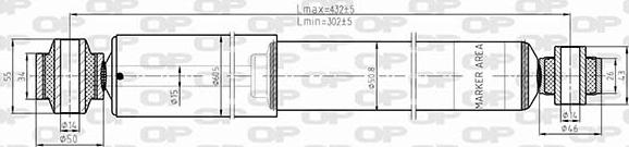 Open Parts SAB8626.32 - Amortisseur cwaw.fr