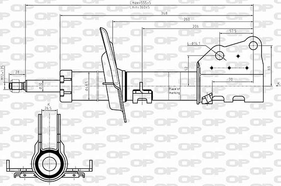 Open Parts SAB8622.31 - Amortisseur cwaw.fr