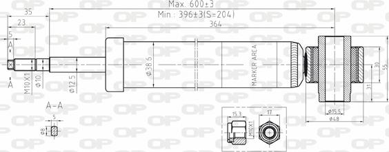 Open Parts SAB8094.32 - Amortisseur cwaw.fr