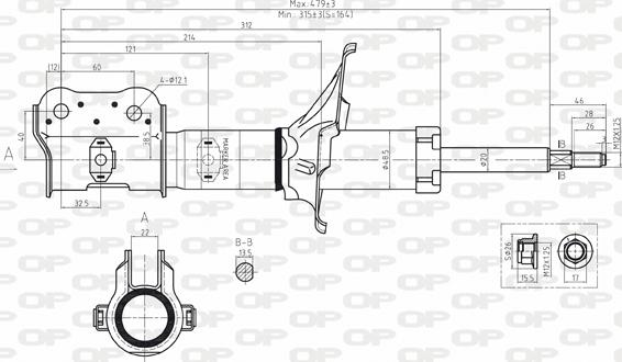 Open Parts SAB8097.31 - Amortisseur cwaw.fr