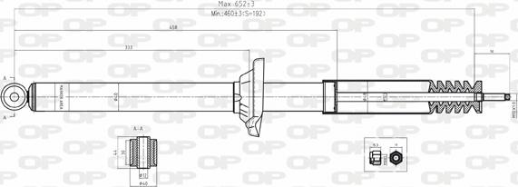 Open Parts SAB8048.32 - Amortisseur cwaw.fr