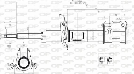 Open Parts SAB8055.31 - Amortisseur cwaw.fr