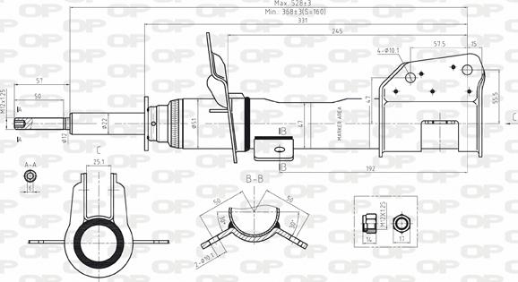 Open Parts SAB8050.31 - Amortisseur cwaw.fr