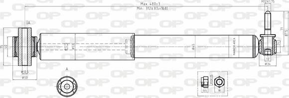 Open Parts SAB8057.32 - Amortisseur cwaw.fr