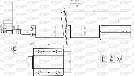 Open Parts SAB8062.31 - Amortisseur cwaw.fr