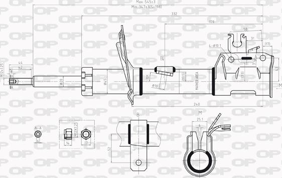 Open Parts SAB8009.31 - Amortisseur cwaw.fr