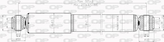 Open Parts SAB8007.32 - Amortisseur cwaw.fr