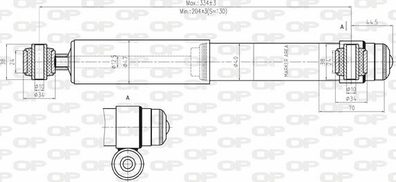 Open Parts SAB8019.32 - Amortisseur cwaw.fr