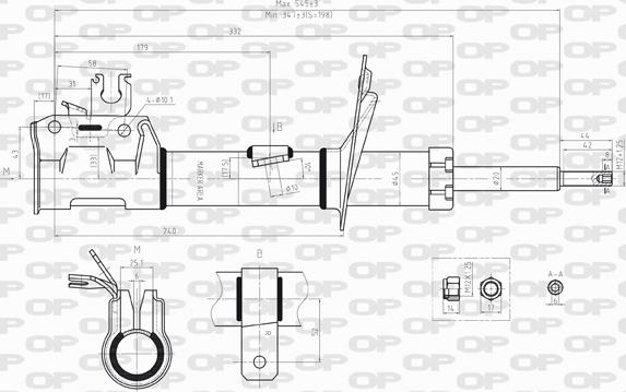 Open Parts SAB8010.31 - Amortisseur cwaw.fr