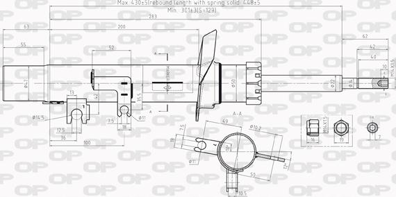 Open Parts SAB8011.31 - Amortisseur cwaw.fr