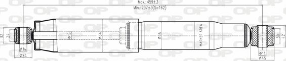 Open Parts SAB8018.32 - Amortisseur cwaw.fr