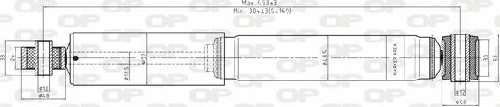 Open Parts SAB8089.32 - Amortisseur cwaw.fr