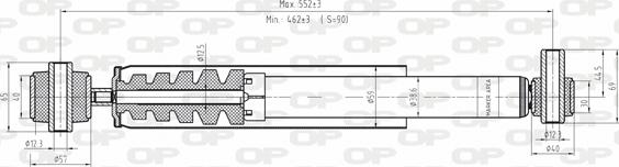 Open Parts SAB8081.32 - Amortisseur cwaw.fr