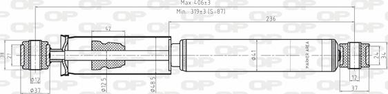 Open Parts SAB8088.32 - Amortisseur cwaw.fr