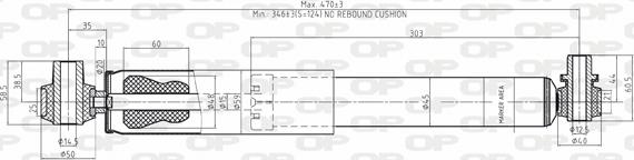 Open Parts SAB8082.32 - Amortisseur cwaw.fr