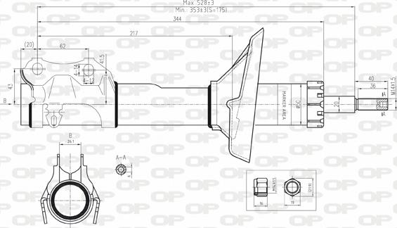 Open Parts SAB8087.11 - Amortisseur cwaw.fr