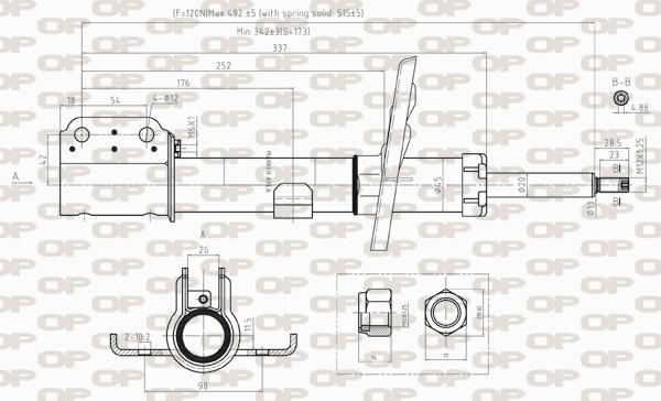 Open Parts SAB8035.31 - Amortisseur cwaw.fr