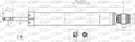 Open Parts SAB8032.32 - Amortisseur cwaw.fr