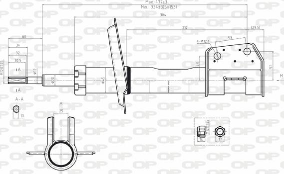 Open Parts SAB8026.31 - Amortisseur cwaw.fr