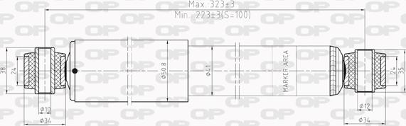 Open Parts SAB8020.32 - Amortisseur cwaw.fr