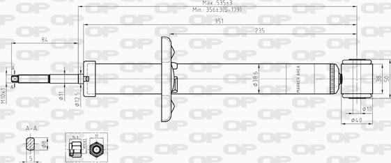 Open Parts SAB8199.12 - Amortisseur cwaw.fr