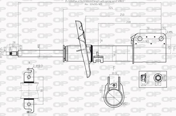 Open Parts SAB8196.31 - Amortisseur cwaw.fr