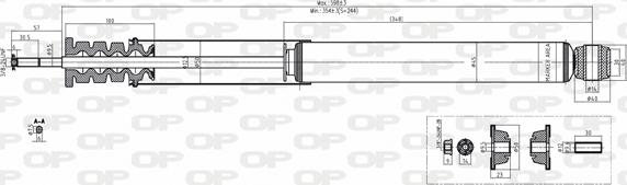 Open Parts SAB8155.32 - Amortisseur cwaw.fr