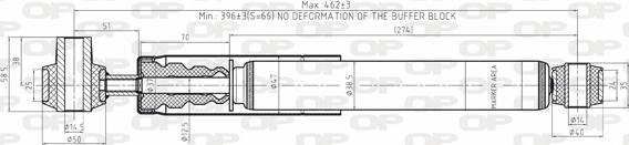 Open Parts SAB8156.32 - Amortisseur cwaw.fr