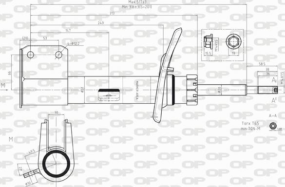 Open Parts SAB8151.31 - Amortisseur cwaw.fr