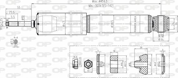 Open Parts SAB8153.32 - Amortisseur cwaw.fr