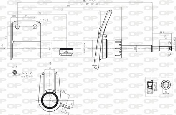 Open Parts SAB8152.31 - Amortisseur cwaw.fr