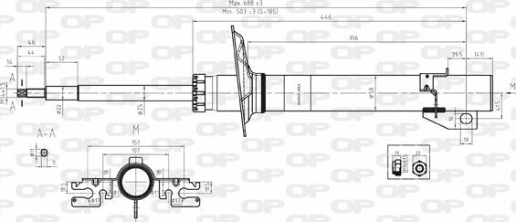 Open Parts SAB8104.31 - Amortisseur cwaw.fr