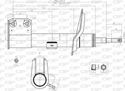 Open Parts SAB8105.31 - Amortisseur cwaw.fr