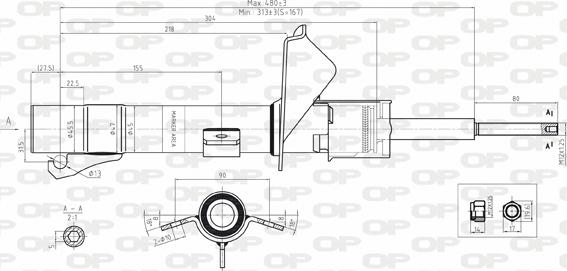 Open Parts SAB8103.31 - Amortisseur cwaw.fr